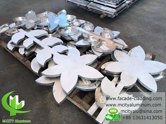 Perforated aluminium façade for wall cladding powder coating outdoor
