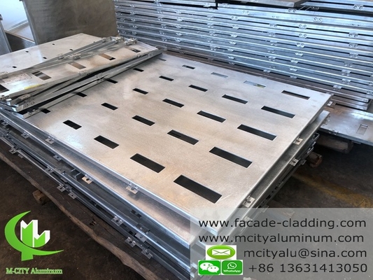 CNC-snijden van aluminium gevel voor wandbekleding, poedercoating voor buitengebruik