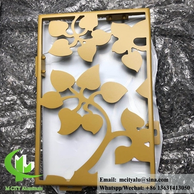 Architectonische aluminium gevel voor wandbekleding poederbedekte RAL-kleur buitenkant
