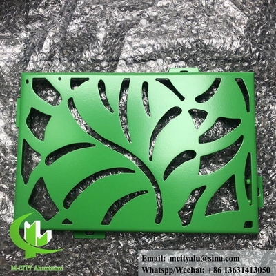 Architectonische aluminium gevel voor wandbekleding poederbedekte RAL-kleur buitenkant