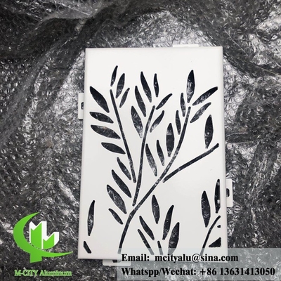 3D Solid aluminium paneel voor gevel poeder gecoate rode kleur gordijnwand