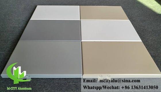 Poedercoating van solide aluminiumplaten voor de behang van gebouwen