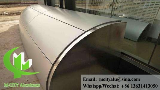 Bomenontwerp Aluminiumpanelen voor hotelgevel