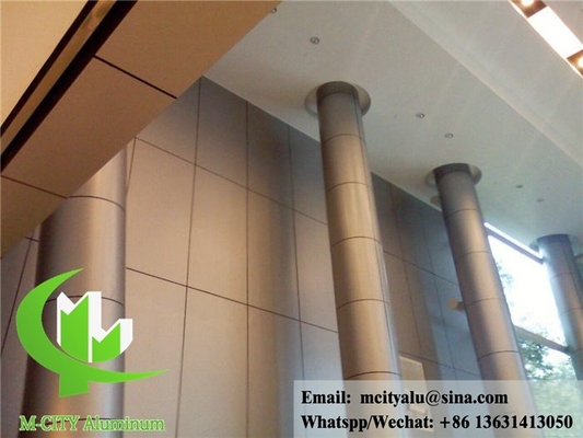 Aluminium bekleding metalen gevelplaat voor gebouwwandbekleding PPG verf