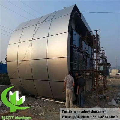 Aluminium bekleding van aluminium gevelplaat voor de buitenwand van gebouwen