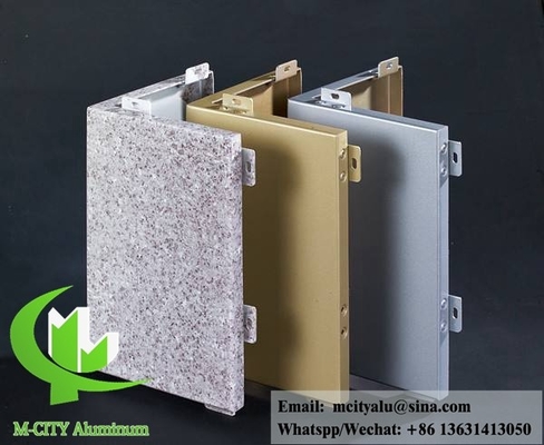 Buitenste aluminium bekleding van massief aluminium paneel met poedercoating