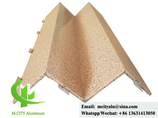 Architectonische vaste aluminium bekleding voor muur voor gevel van gebouwen