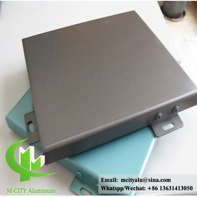 Architectonische vaste aluminium bekleding voor muur voor gevel van gebouwen