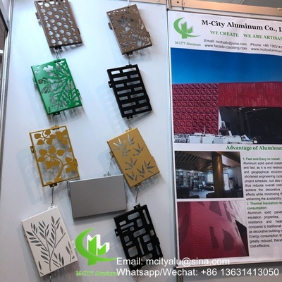 Geperforeerd aluminium gevel geperforeerd paneel voor bekleding van gebouwen