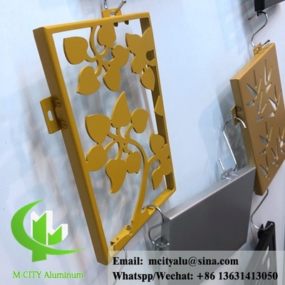 Metalen platen met lasergesneden aluminium bekleding en gevelpoeder met een coating van 3 mm