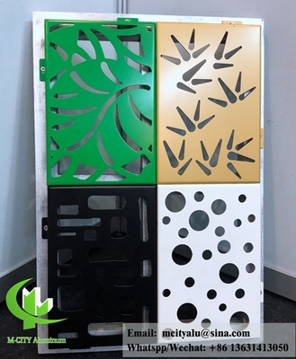 Architektonische aluminiumpaneelperforatie voor gevelbekleding op maat