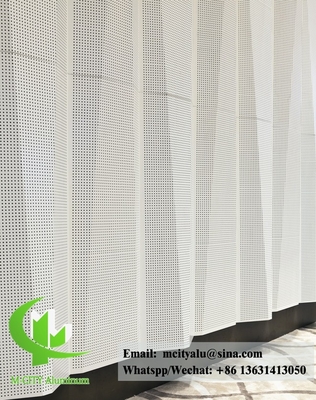 Metalen aluminium panelen met een gouden kleuren bekleding