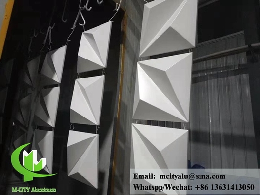 Architectonisch 3D-aluminiumpaneel voor gevelbekleding