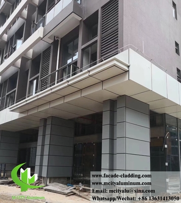 Architektonisch aluminiumplaat massief metaalpaneel voor wandbekleding leverancier