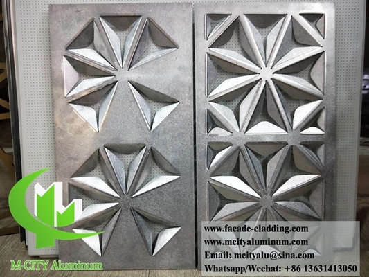 Metalen aluminium paneel voor gordijnwand gevel duurzame afwerking PPG
