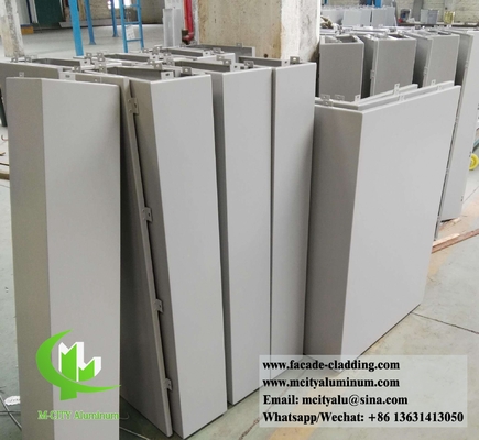 Metalen gevel Aluminium bekledingspaneel 3 mm dik voor gordijnwand gevel decoratie