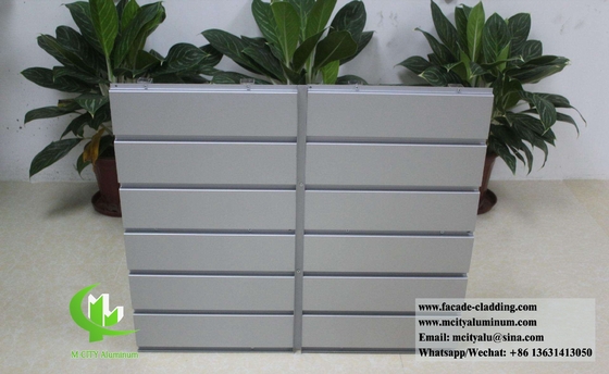 Gevormd aluminiumpaneel voor gevelbekleding, weerbestendige poedercoating
