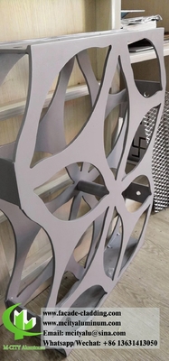 Driehoek 3D Metalen aluminium panelen perforatieplaat voor gevelbekleding