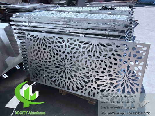 Bloemontwerp Aluminium panelen voor ziekenhuis gevel op maat plaat China fabrikant