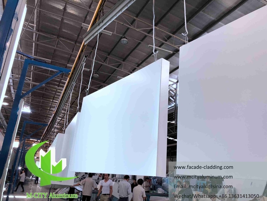 CNC-aluminiumplaat Architecturale aluminium gevel geperforeerd wandbekleding Geperforeerd plaat