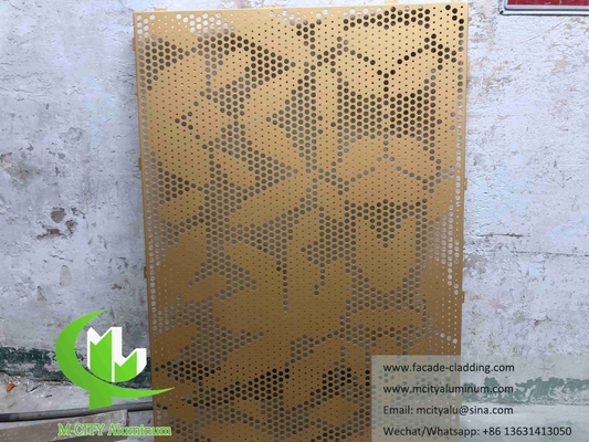 Vervaardiger van aluminium geperforeerde panelen voor de behuizing van architectonische gevels