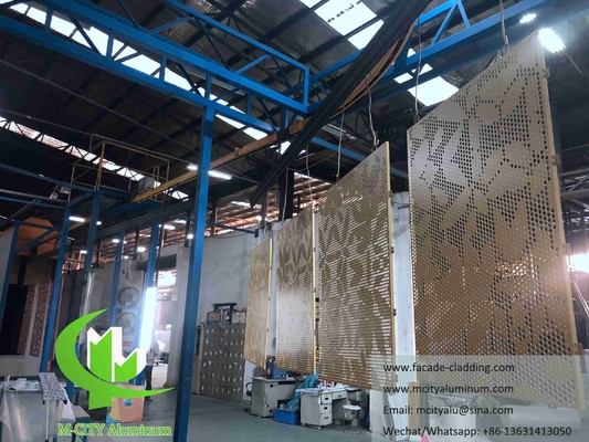Vervaardiger van aluminium geperforeerde panelen voor de behuizing van architectonische gevels
