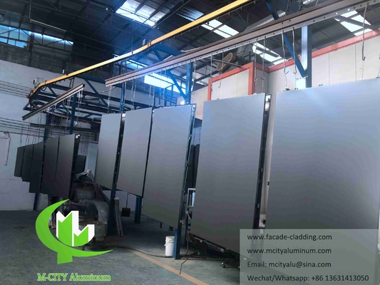 CNC-aluminiumplaat Architecturale aluminium gevel geperforeerd wandbekleding Geperforeerd plaat