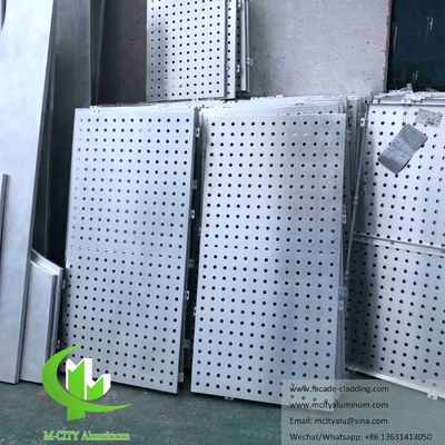 Buitenkant Architectonische aluminium gevel laser gesneden voor wandbekleding
