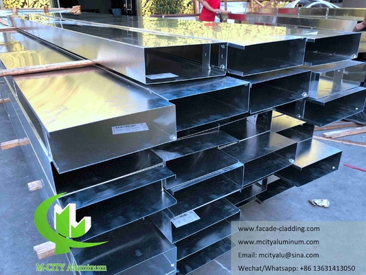 Architektonische aluminium gevel met laser gesneden metaalplaat voor wandbekleding