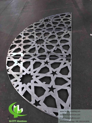 Laser snijden metalen scherm panelen Aluminium plaat Moslim moskee gevel ontwerp
