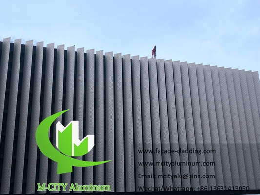 Metalen buitenste aluminium laser gesneden plaat Architectonische aluminium gevel