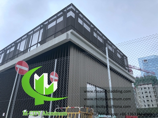 Metalen buitenste aluminium laser gesneden plaat Architectonische aluminium gevel