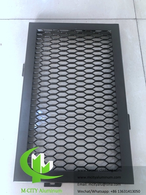 Metalen wandpanelen met aluminiumplaten met perforatiepatroon voor plafondgevels
