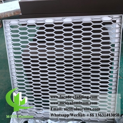 Architektonisch schermpaneel met uitgebreid aluminiumscherm voor buitengevel