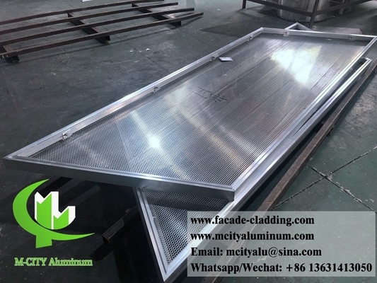 Aluminiumlasergesneden plaat Architectonische aluminium gevel laser gesneden voor gordijnwand