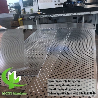 Aluminiumlasergesneden plaat Architectonische aluminium gevel laser gesneden voor gordijnwand
