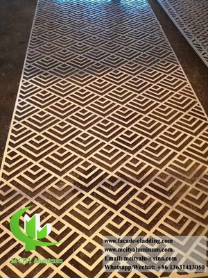 3D-aluminiumpanelen voor hotelgevel