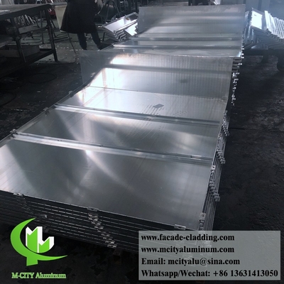 Metalen wandpanelen Solid aluminium bekleding PVDF gevelsysteem