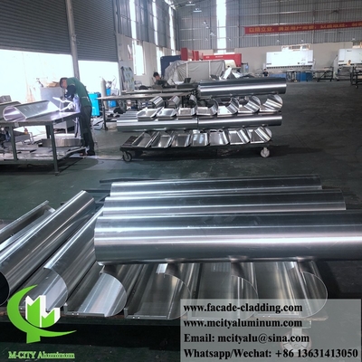 Solid aluminium bekleding Metalen gevelpanelen Buitenhuis interieur decoratie materiaal