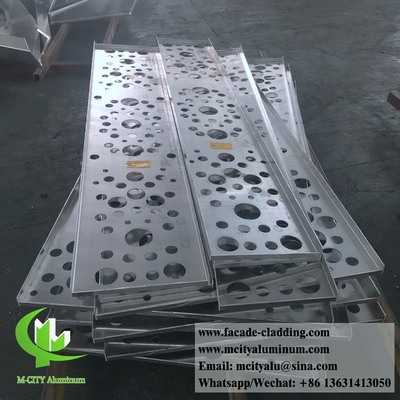 China leverancier Poederbedekte metalen geperforeerde aluminium panelen voor gevel buiten bekleding