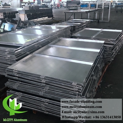 Metalen wandpanelen Solid aluminium bekleding PVDF gevelsysteem