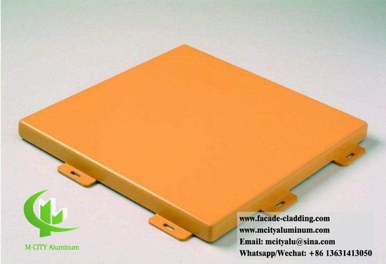 Metalen wandpanelen Solid aluminium bekleding PVDF gevelsysteem