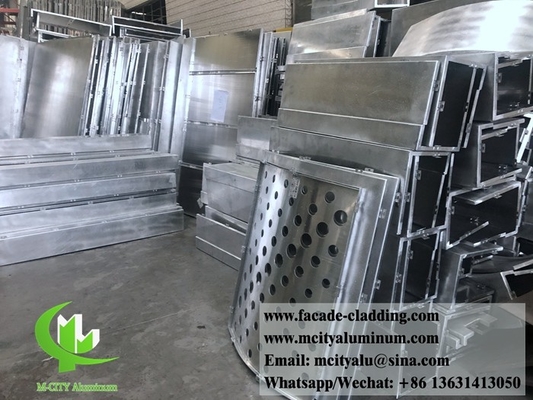 China Vervaardiger van aluminium geperforeerde panelen voor de behuizing van architectonische gevels