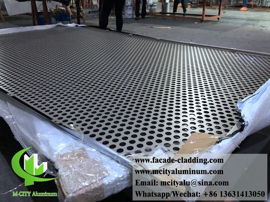Perforated metal sheet Exterior aluminium gevel bekleding metalen gordijn wand decoratie