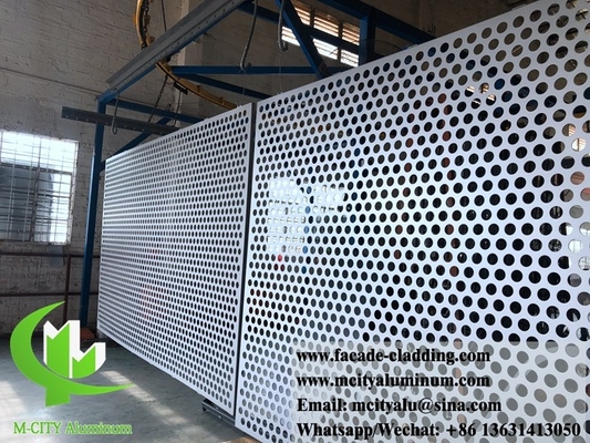 China Vervaardiger van aluminium geperforeerde panelen voor de behuizing van architectonische gevels