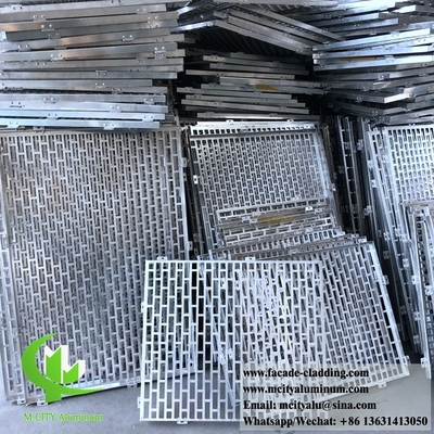 CNC-punchpaneel van aluminium, fluorkoolstof, geperforeerd paneel, gordijnwand voor gevelbekleding