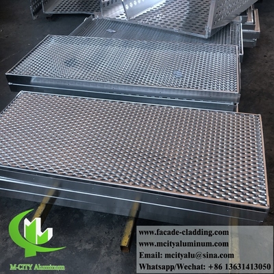 Metal Aluminium uitgebreid mesh architectonisch schermpaneel voor buitengevel