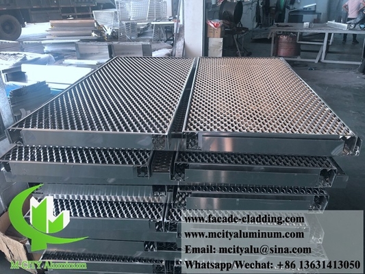 Metal Aluminium uitgebreid mesh architectonisch schermpaneel voor buitengevel