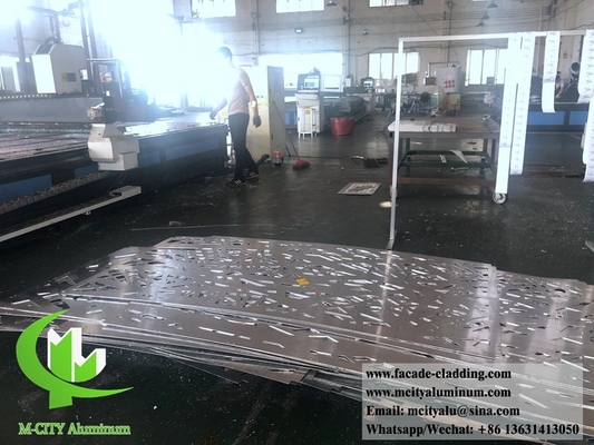 Architectonisch metalen massief aluminium paneel voor gevelsysteem