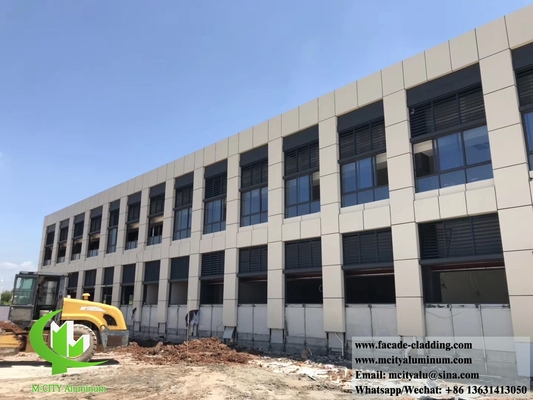 Aluminium wandpanelen massief bekleding metalen gevels roestbestendige brandwerend